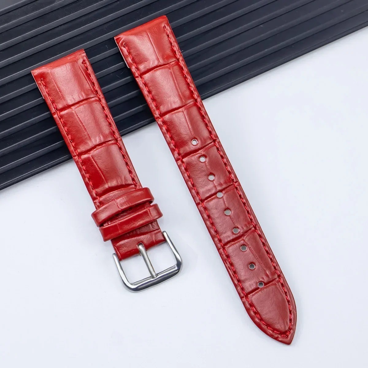 Genuine Leather Mens Watch Strap Band Brown Black 12mm 14mm 16mm 18mm 20mm 22mm
