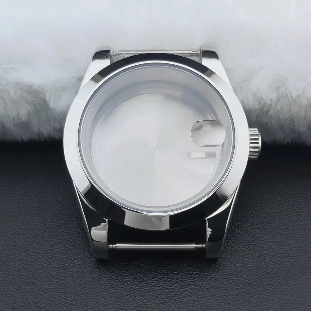 36mm 40mm 316L Stainless Steel Watch Case Sapphire Crystal Fits NH34 NH35
