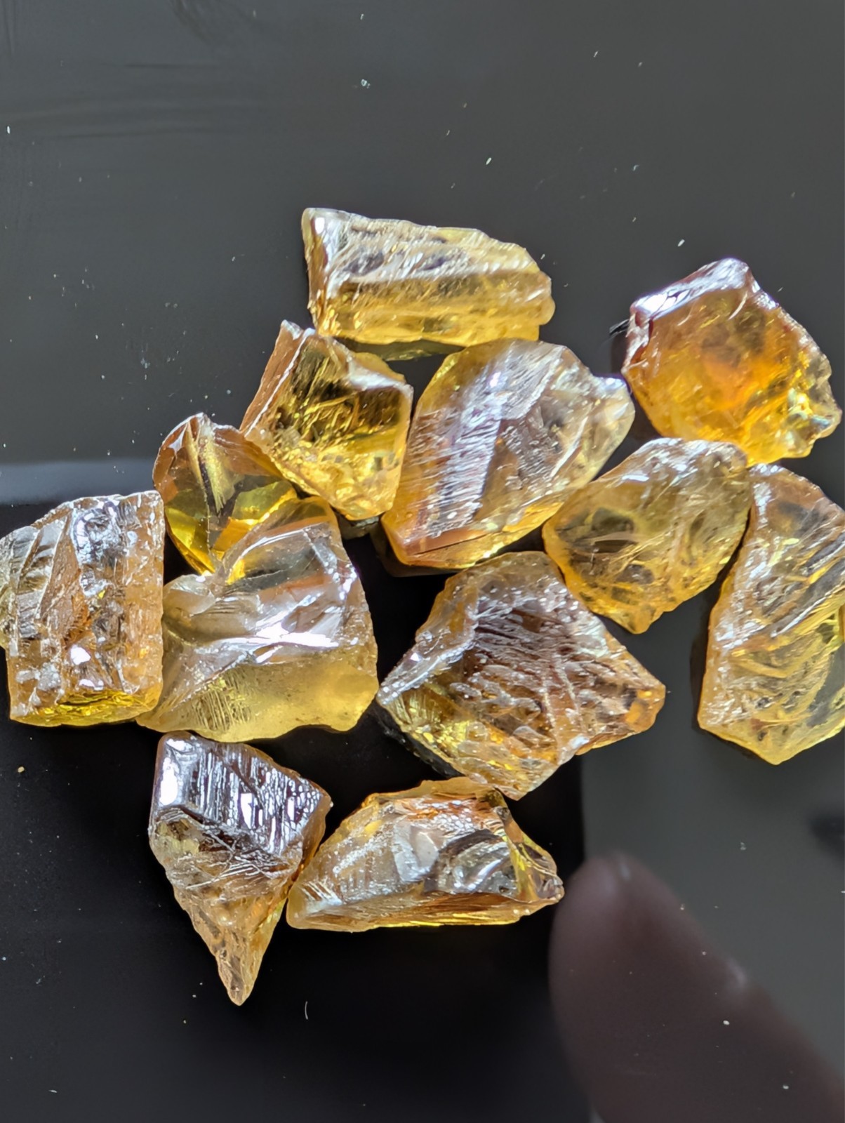 USA seller 25.43 ct IF flawless Sphene gemstone facet rough gemstone specimen