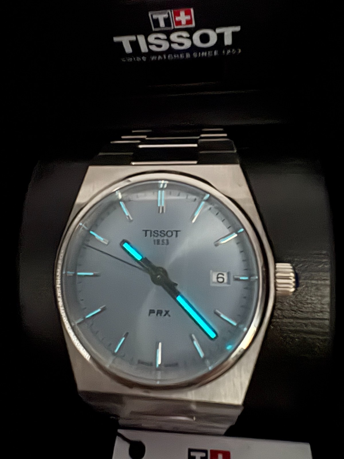 TISSOT PRX T137.210.11.351.00 Quartz Light blue Dial Unisex Watch 35mm
