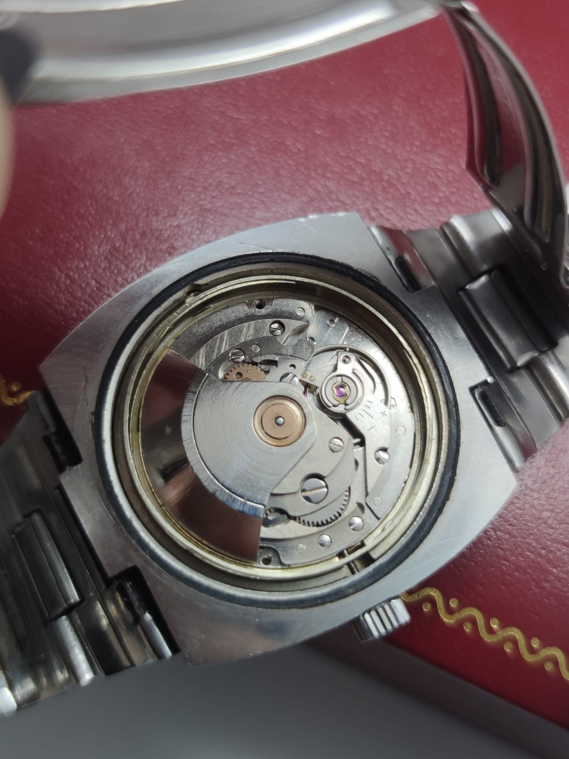 Vintage Watch Difor Automatic Jumbo Day Date tropical Dial mens Swiss MADE
