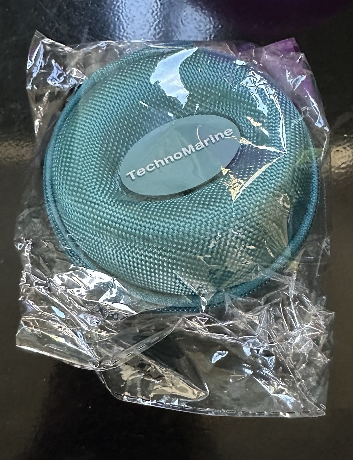TechnoMarine Blue Fabric Round Watch Storage Box for 1-3 Watches 2010-Now