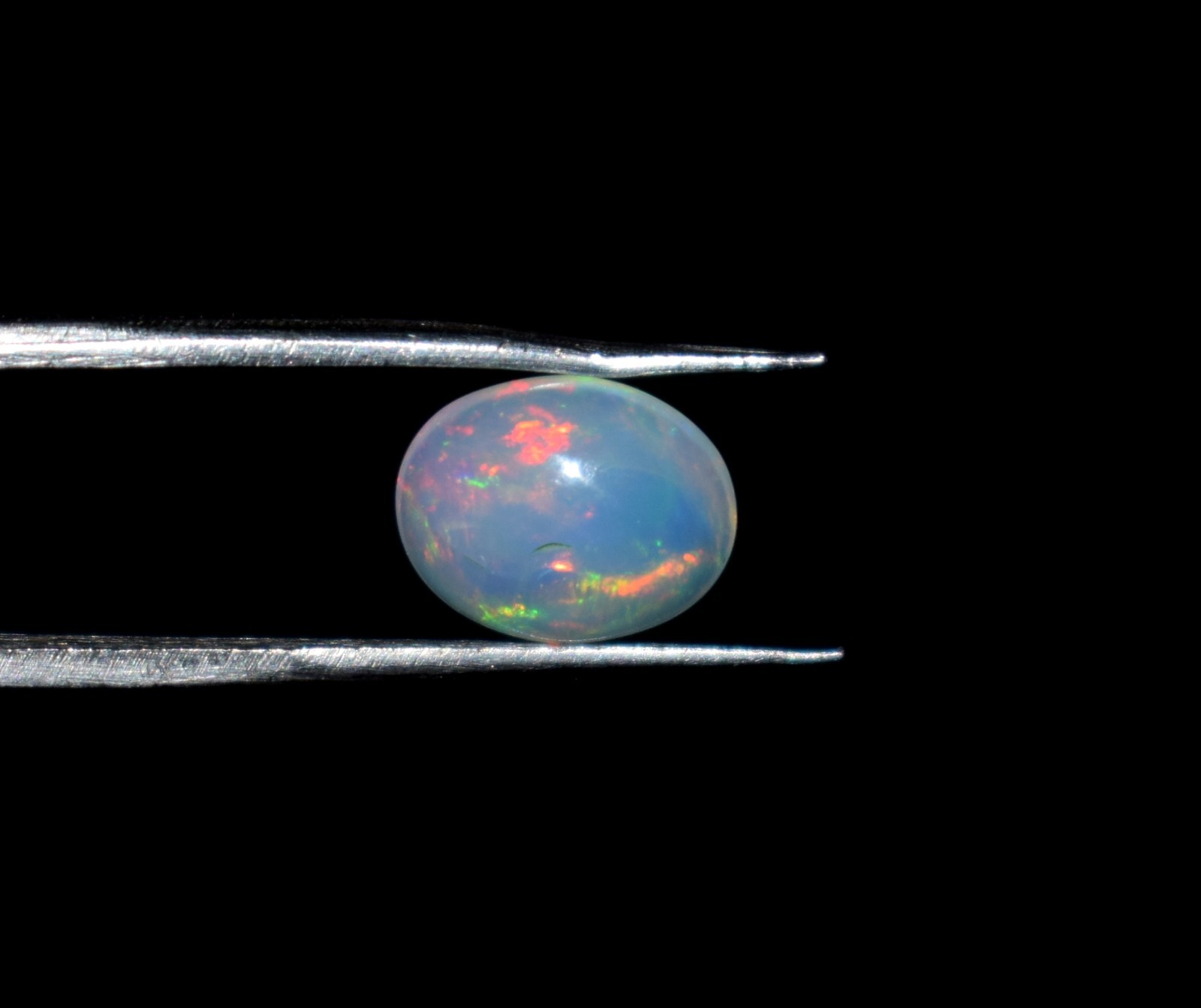 Natural Ethiopian Wello Fire Opal Cabochon Gemstone 7X9mm Loose AAA A06