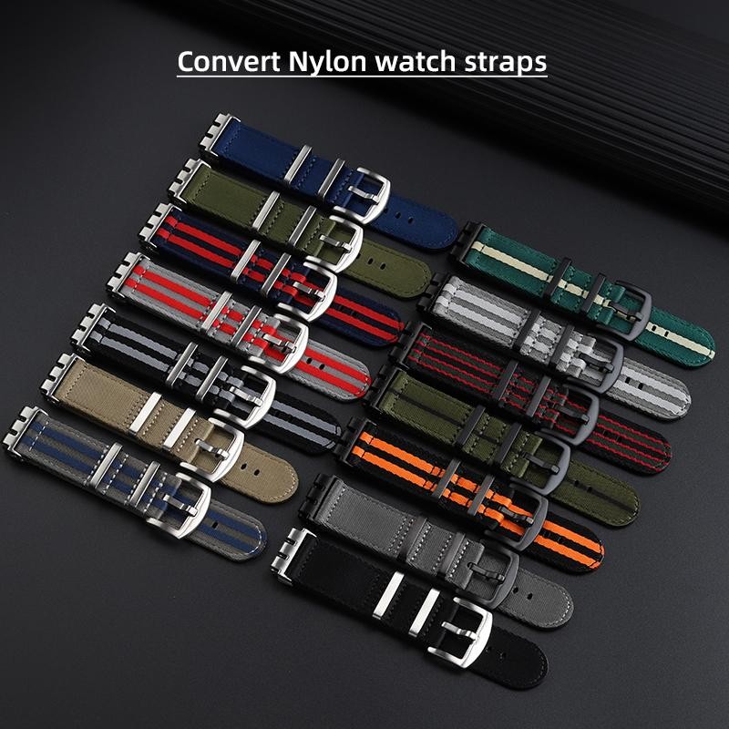 Watch End Links Adapter for Swatch 17mm 19mm 21mm Strap Connector with Tool