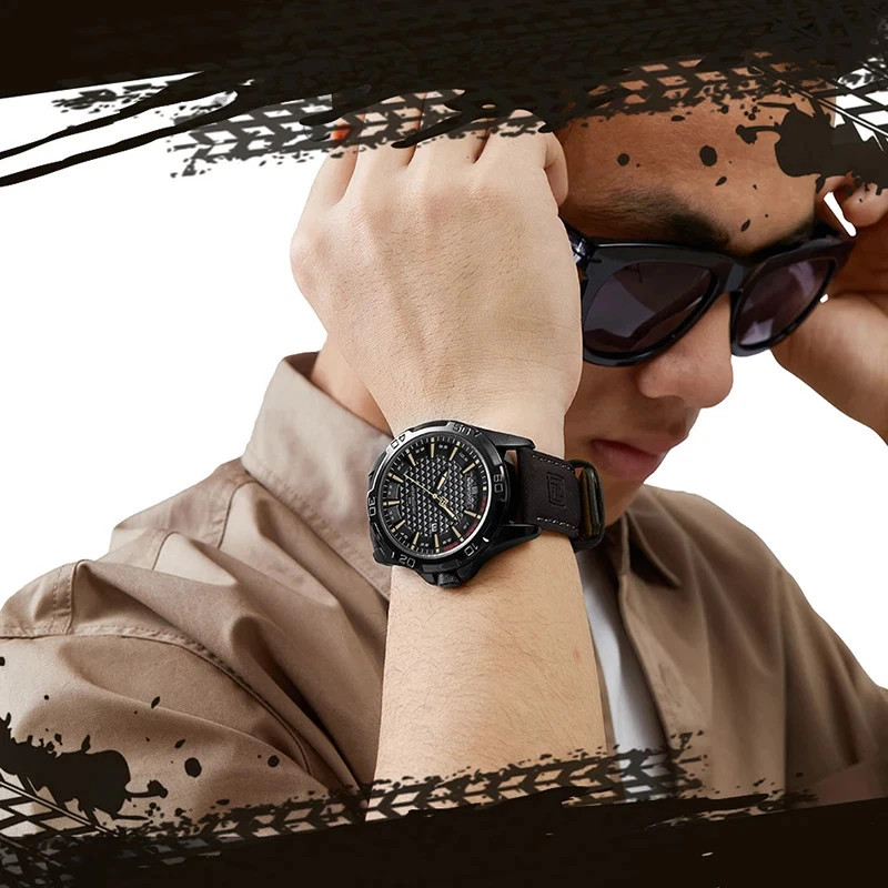 NAVIFORCE Men Casual Sport Military Quartz Calendar Wrist Watch for Man Business