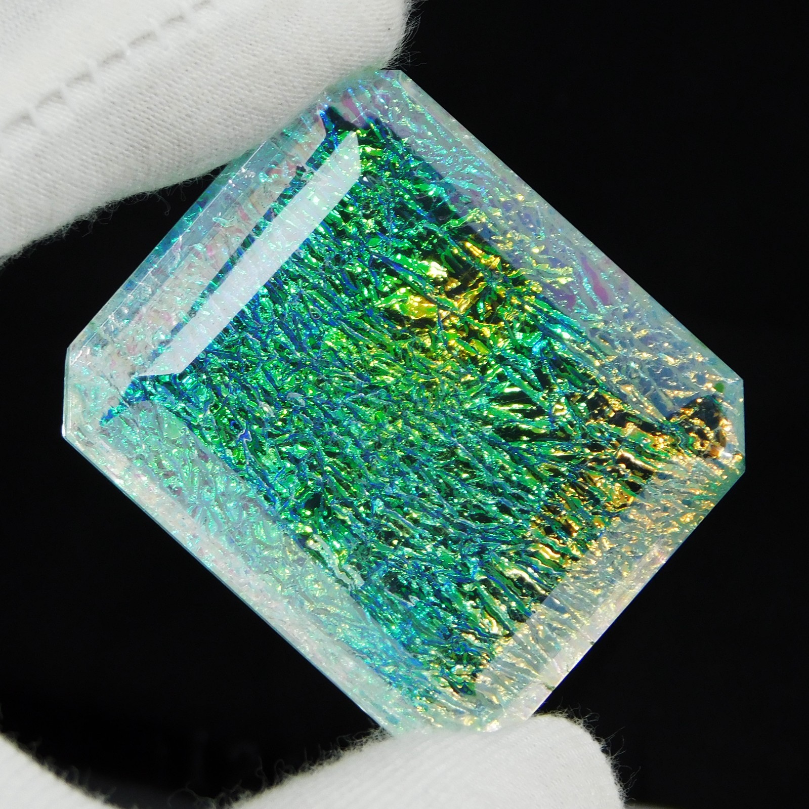 117.50 Ct Natural Monarch Fire Opal Doublet Certified Emerald Cut Loose Gemstone