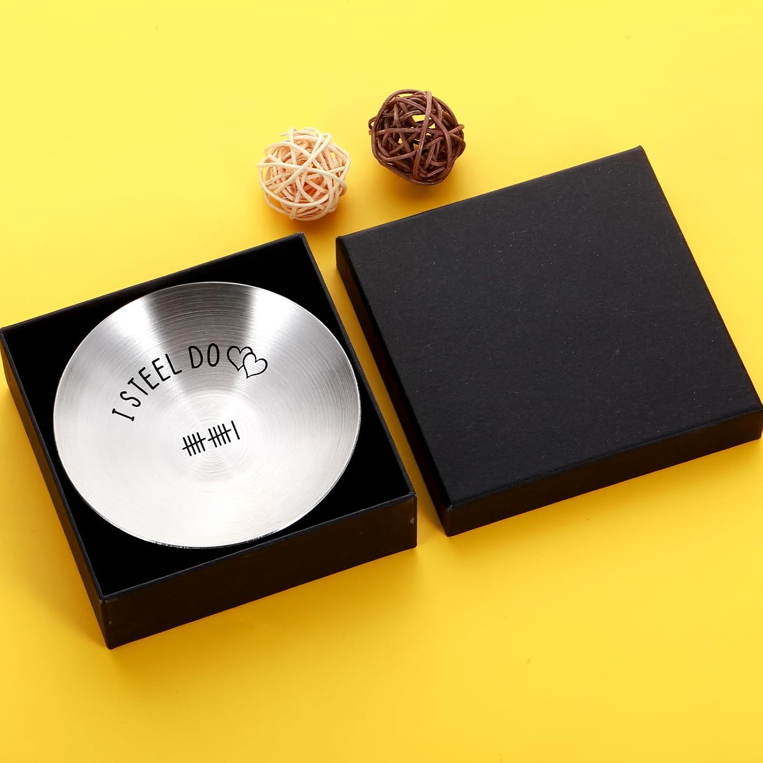11Th Anniversary Steel Gifts for Women Men 11 Year Wedding Anniversary | for Wif